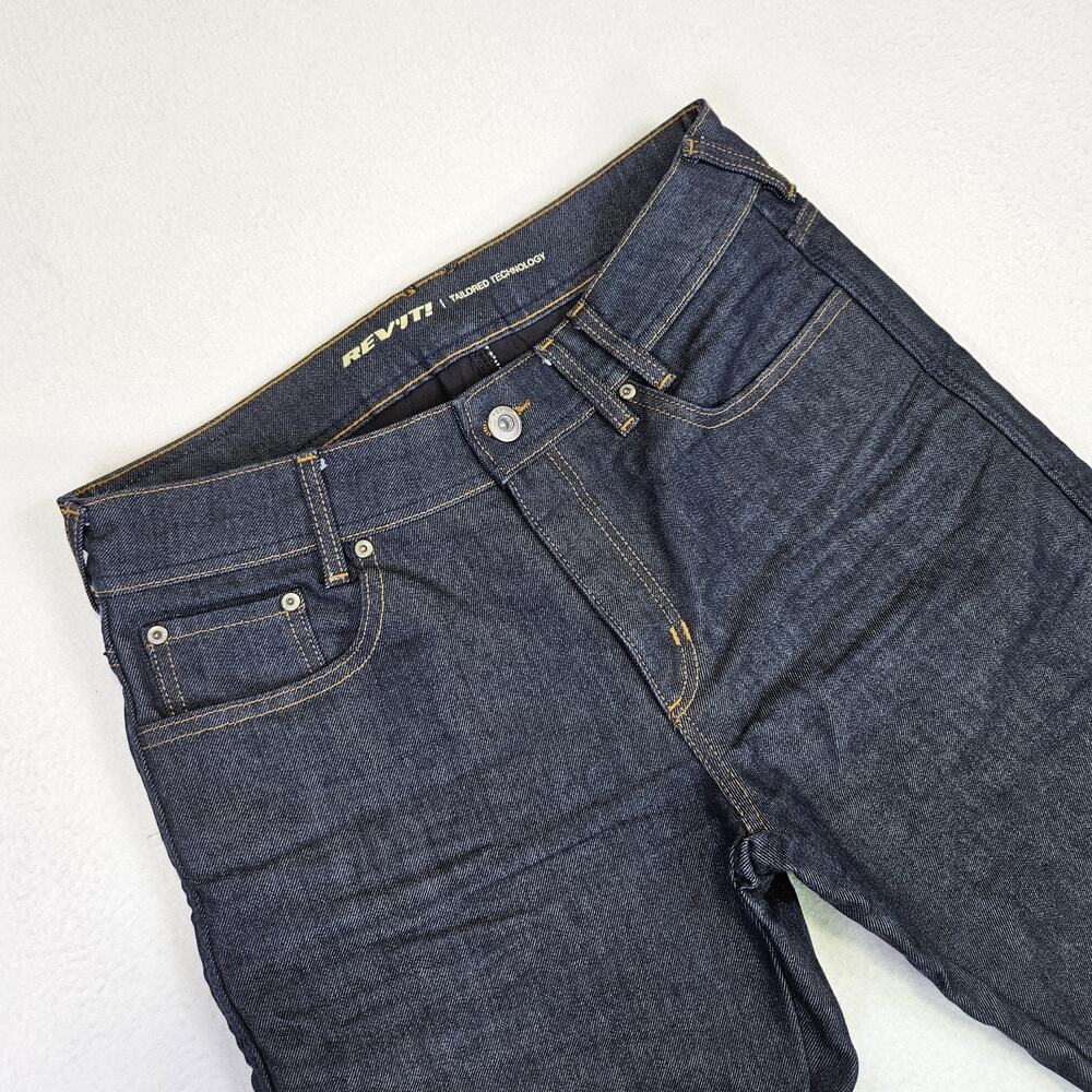 REV'IT Lombard 2 Motorcycle Jeans Mens 32 Cordura Blue Denim Biker Riding Casual - Picture 16 of 16
